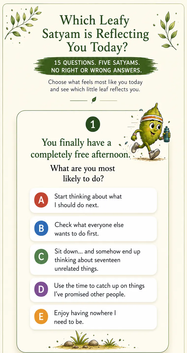 Satyam Quiz question 1